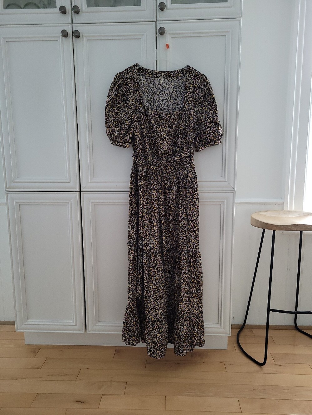 FREE PEOPLE PUFF SLEEVE MAXI DRESS XL